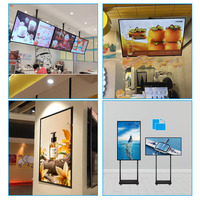 Pantalla Digital de 32/43/55/65 Pulgadas, Pantalla de Menú Digital Montada en la Pared, Pantalla LCD para Menú Digital
