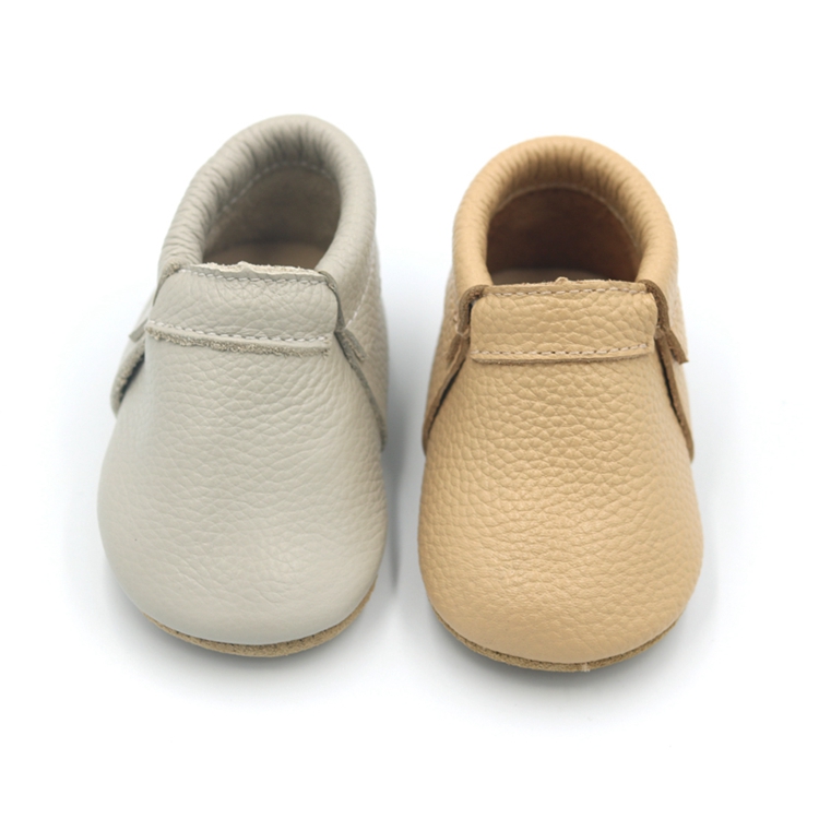 Детские мокасины из натуральной кожи с противоскользящей подошвой и высоким покрытием