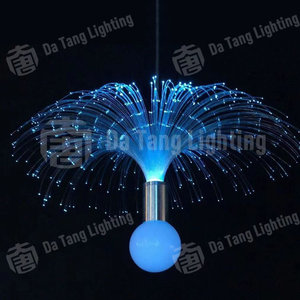 Lámpara de Fibra Óptica LED RGB Datang con Forma de Medusa, Decoración Colgante Impermeable para Jardín, Exteriores y Festivales - Product Image 6