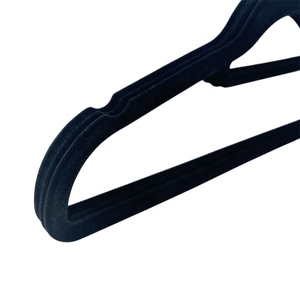 Cintres en plastique antidérapants pivotants à 360 degrés avec barre fine pour cravates, logo en velours coloré pour vêtements, manteaux, écharpes, salle de bain, salon - Product Image 6