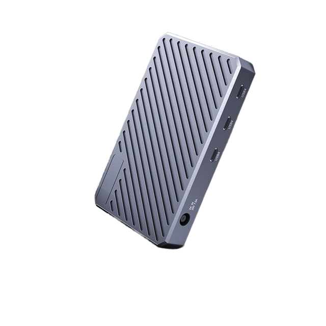 4-in-1 Thunderbolt 3 Docking Station 40Gbps High-Speed Transmission Hub for Amazon Stock Aluminium Alloy Product