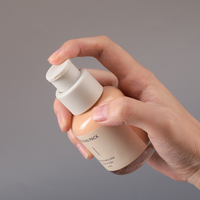 Botol Foundation Kosmetik Bentuk Lucu 30ml 50ml Pegangan Nyaman Mudah Dibawa Kepala Pompa Warna Dapat Disesuaikan