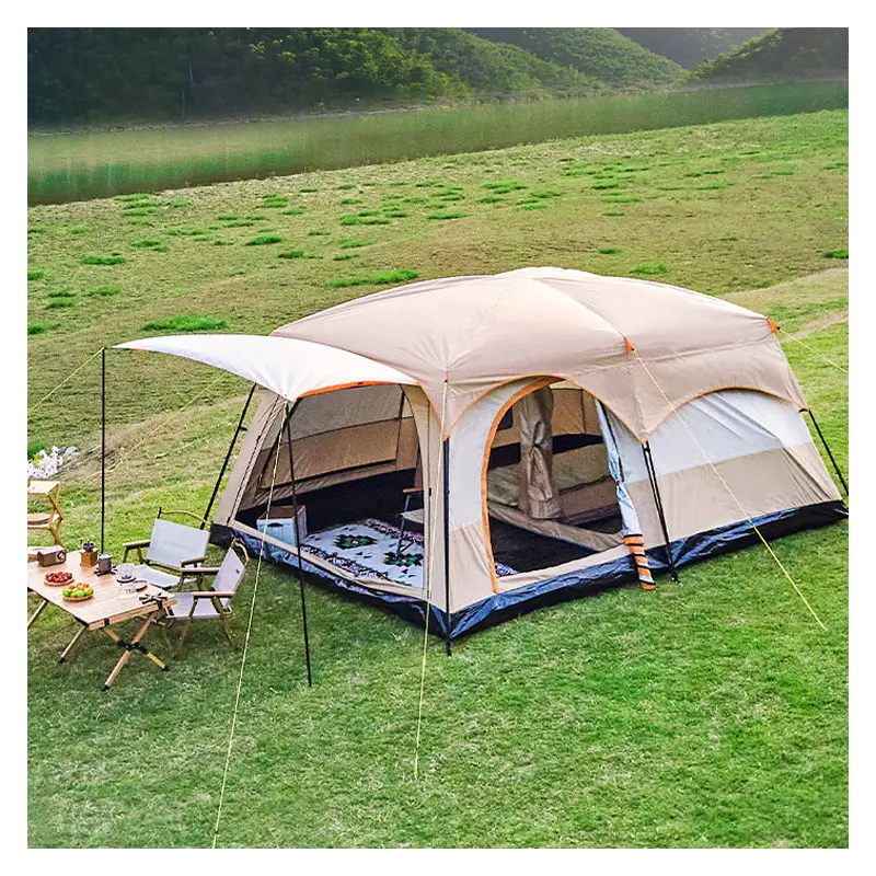 Low Price 8 People Tente De Camping, Golden Supplier Automatic Event Tent/