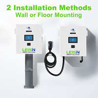 Chargeur rapide bidirectionnel pour véhicules électriques 20kW-40kW avec écran tactile CCS1 CCS2 CHAdeMO, station EVSE murale
