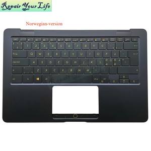 Teclado Retroiluminado para Portátil ASUS UX490UA 90NB0EI1-R30450 90NB0EI1-R30500, Color Azul Oscuro, Reposamanos y Carcasa Superior - Product Image 4