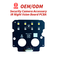 Accessoire de caméra de sécurité CCTV personnalisé 850nm 940nm, panneau PCBA à double spectre infrarouge et lumière blanche 3030, vision nocturne