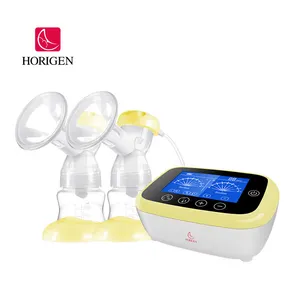 factory oem custom LCD Digital Display 2 motor Indepent suction Control double electric breast pump