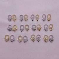Populaire Fermoir Mousqueton Géant Plaqué Or 18K pour Bijoux DIY (Colliers, Bracelets) Vente en Gros
