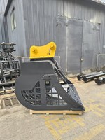Godet vibrant hydraulique MONDE pour excavatrice, tamis vibrant pour la séparation des matériaux de terrassement, des débris et des déchets