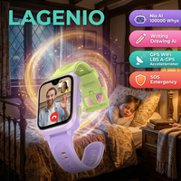 Montre connectée pour enfants LAGENIO à prix avantageux, assistant d'apprentissage IA, appel vidéo SOS, écran AMOLED CE, LBS WIFI GPS