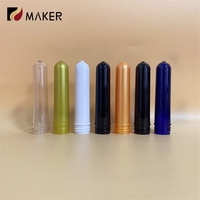 Bouteilles d'eau avec couvercles à vis pour animaux de compagnie, pot de tube personnalisé 21g 1 litre 28mm 38mm 45mm 46mm 30/25 Pco 1881 cou en plastique 500ml