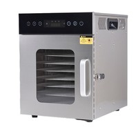 Commerciële multifunctionele elektrische droogmachine van roestvrij staal voor snacks, vlees, kruiden, fruit en groenten