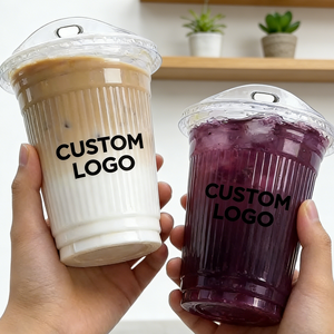 Vasos de Plástico Reutilizables de Pared Simple con Forma Novedosa de 16oz, 18oz, 20oz, 350ml, con Tapa, 90mm de Diámetro, Impresión UV, Base Redonda - Product Image 4