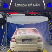 Système de lavage de voiture automatique sans contact à haute puissance au meilleur prix avec nettoyage intelligent à haute pression