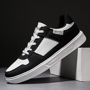 Zapatos deportivos de cuero blanco de alta calidad para hombre, diseño personalizado, My Logo, marca de <span class=keywords><strong>marea</strong></span> de primavera, zapatos de tabla informales, Joker ligero para caminar - Product Image 5