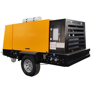 Compresseur d'air industriel mobile diesel à vis robuste pour l'exploitation minière 300 CFM 375 CFM 8 bars - <span class=keywords><strong>Prix</strong></span> - Product Image 1