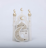 Ornements de tour au design moderne et épuré, ornements Château de la Lune, ornements de rangement, souvenirs créatifs, artisanat, vente directe usine, OEM ODM