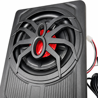 Nouveau design de subwoofer de voiture à bobine simple de 10 pouces avec amplificateur, ultra-fin, à installer sous le siège, pour les passionnés d'audio automobile