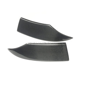 Becquet de pare-chocs arrière en fibre de carbone, séparateurs, ailerons, spoiler pour Audi A3 <span class=keywords><strong>S3</strong></span> berline 2014 2015 2016, plaque de protection de garde-boue en FRP, style automobile - Product Image 5