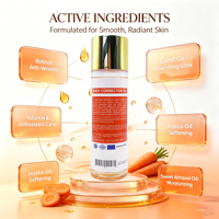 Double Soin 4-en-1 Rétinol Carotte Vitamine E Huile Fraîche 200ml SPF50+ Anti-rides Réparation Naturelle Éclaircissant Correcteur Cutané Tous Types de Peau