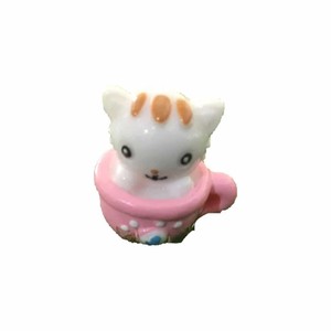 <b>Miniature</b> Teacup Animal Resin Figurines Cat Dog Decor Home Craft Accessories - Product Image 5