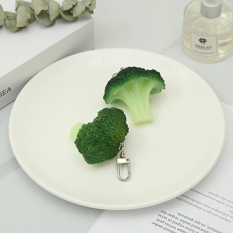 Broccoli Key Ring
