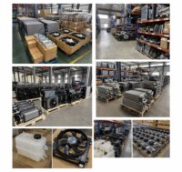 Ensemble de pompe à eau moteur 65.06500-6183A pour excavatrice Doosan Daewoo DE12T, pièces de machines de construction pour circulation du liquide de refroidissement