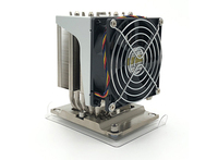 Refroidisseur de processeur pour serveur 4U de bureau étroit LGA3647, dissipateur thermique en cuivre et aluminium, 240W, simulation thermique, personnalisation prise en charge