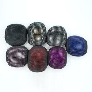 Housse de volant de voiture de luxe en polyester, élastique, sans anneau intérieur, entièrement ornée de diamants estampés à chaud, OLIVER, ajustement universel - Product Image 5