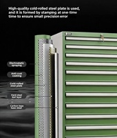 Armoire de rangement d'outils multifonctionnelle à dix tiroirs, robuste, en fer, verrouillable, pour garage, atelier, couleurs/tailles personnalisables