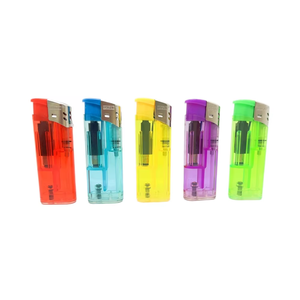 Briquets à gaz en plastique bon marché briquet à flamme au butane de cuisine rechargeable briquet électronique cool en gros Unique de Chine - Product Image 1