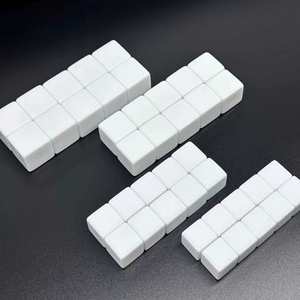12mm 14mm 16mm 18mm 20mm 22mm 24mm Blank Dice Acrylic Straight Corner White Black Pin DIY or Custom Logo Dice - Product Image 3