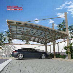 Garage per auto con <span class=keywords><strong>struttura</strong></span> in alluminio simile a tettoie in policarbonato ideale per parcheggio per auto nel cortile Carport da giardino - Product Image 3