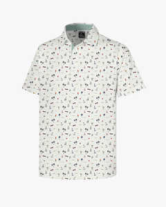 Deolax เสื้อโปโลพิมพ์ลายดิจิทัลผ้าโพลีเอสเตอร์กีฬาผ้าสแปนเด็กซ์สำหรับผู้ชาย - Product Image 6