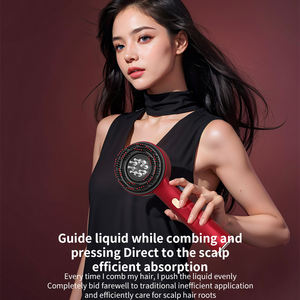 Taşınabilir Kablosuz Elektrikli Saç Derisi Masaj Fırçası Shiatsu Saç Derisi Masaj Aleti IPX7 Su Geçirmez Saç Yağı Uygulayıcılı - Product Image 6