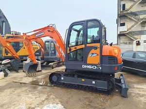 Hot Sale <b>Small</b> Garden Digging Machine Original Engine Excavator Mini Used Excavator DH60-7 Crawler Hydraulic Excavator - Product Image 2