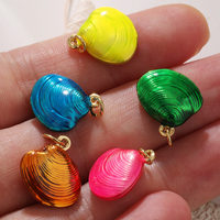 Nouveau Style de plage d'été plaqué or 18 carats émail animaux de la mer breloques mode étoile de mer conque poisson coquille pendentifs pour la fabrication de bijoux