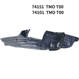 Guardabarros interior para Honda City 2009-2011, pieza de repuesto de plástico frontal, color negro - Product Image 2