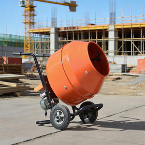 Direktvertrieb 140L Elektrischer Zweirad-Mobilmischer für Zementmörtel Tragbare Betonmischer-Maschine Handgeschobener Mischer - Product Image 6