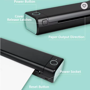 เครื่องพิมพ์ความร้อน M08F, เครื่องพิมพ์พกพาแบบไร้หมึกสำหรับใช้ในบ้าน สำนักงาน, สำหรับถ่ายโอนลายสัก, เดินทาง M08F A4 รองรับ USB พกพาสะดวก - Product Image 3