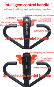 Xe tải Pallet điện với pin ổ đĩa động cơ bánh xe 1.5 2 tấn Pallet Trailer nâng cao quý nâng di động đi bộ Pallet jack - Product Image 6