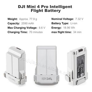 Baterías para Drones <span class=keywords><strong>Mini</strong></span> 4 Pro 3 Pro Plus, Accesorios de Vuelo Inteligente, 3850 mAh, Baterías para <span class=keywords><strong>Mavic</strong></span> Pro UAV con Material Lipo y PC - Product Image 4