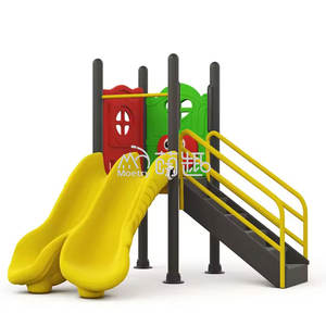 Peralatan Bermain Anak Ukuran Mini Moetry, Perosotan Plastik untuk Balita, Taman Bermain Luar Ruangan & Dalam Ruangan, Trampolin untuk TK & PAUD, Bandara - Product Image 6