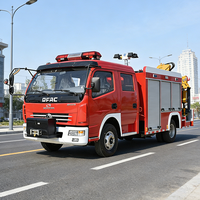 Camion-citerne à eau et mousse diesel multifonctionnel DONGFENG avec compartiment de stockage, volume de citerne de 2 à 25 m³