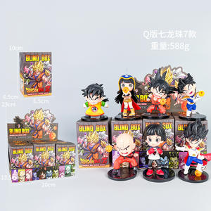 Boîte mystère d'anime japonais <span class=keywords><strong>Dragonball</strong></span>, ensemble de figurines miniatures Son Goku, Vegeta <span class=keywords><strong>Super</strong></span> Saiyan, figurines d'action en PVC, jouets pour enfants, cadeau - Product Image 1