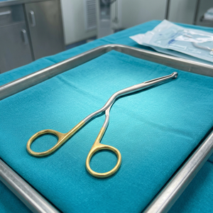 เครื่องมือผ่าตัดสแตนเลสสตีลแบบครึ่งทองคำ MAGILL Catheter Forcep พร้อมโลโก้ของคุณเอง พิมพ์ลายตามสั่ง - Product Image 2