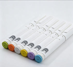 Disposable <b>Pen</b> Injector Adjustable Dosage Injection Device Plastic Metal Medical Use - Product Image 3