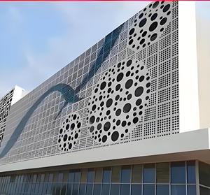 Design moderno edificio facciata in metallo 3D sistema di rivestimento in alluminio intagliato 3D pannelli di rivestimento murale per museo - Product Image 4