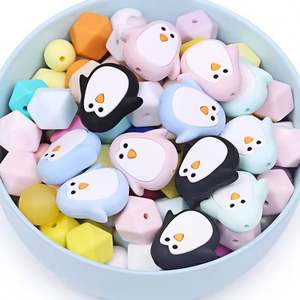 Cna Focal Bead Silicone Paw Designer Beads Bpa Free <span class=keywords><strong>Foucault</strong></span> Metallic Baseball Character 3D Sheep Chupete masticable Football - Product Image 1