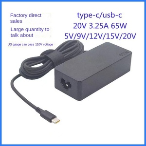 Cho hình chữ nhật 45 Wát máy tính xách tay Type-C giao diện 20v3.25a PD 3.0 sạc nhanh 2 x USB <span class=keywords><strong>Power</strong></span> <span class=keywords><strong>Adapter</strong></span> - Product Image 5